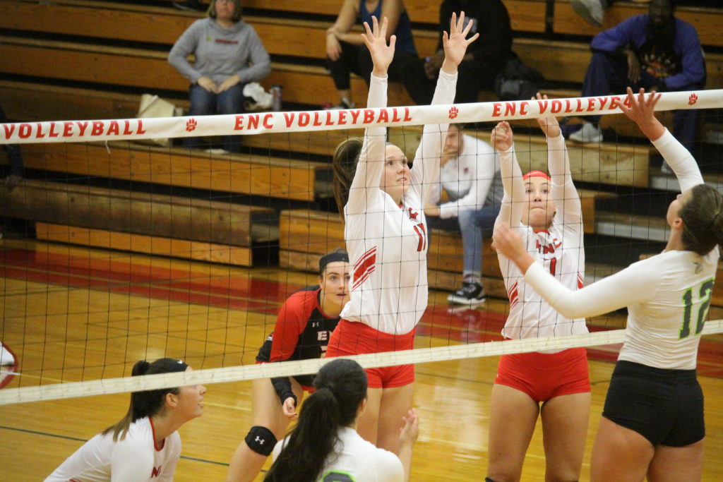 Julian rises to the occasion for Eastern Nazarene volleyball • Whitman