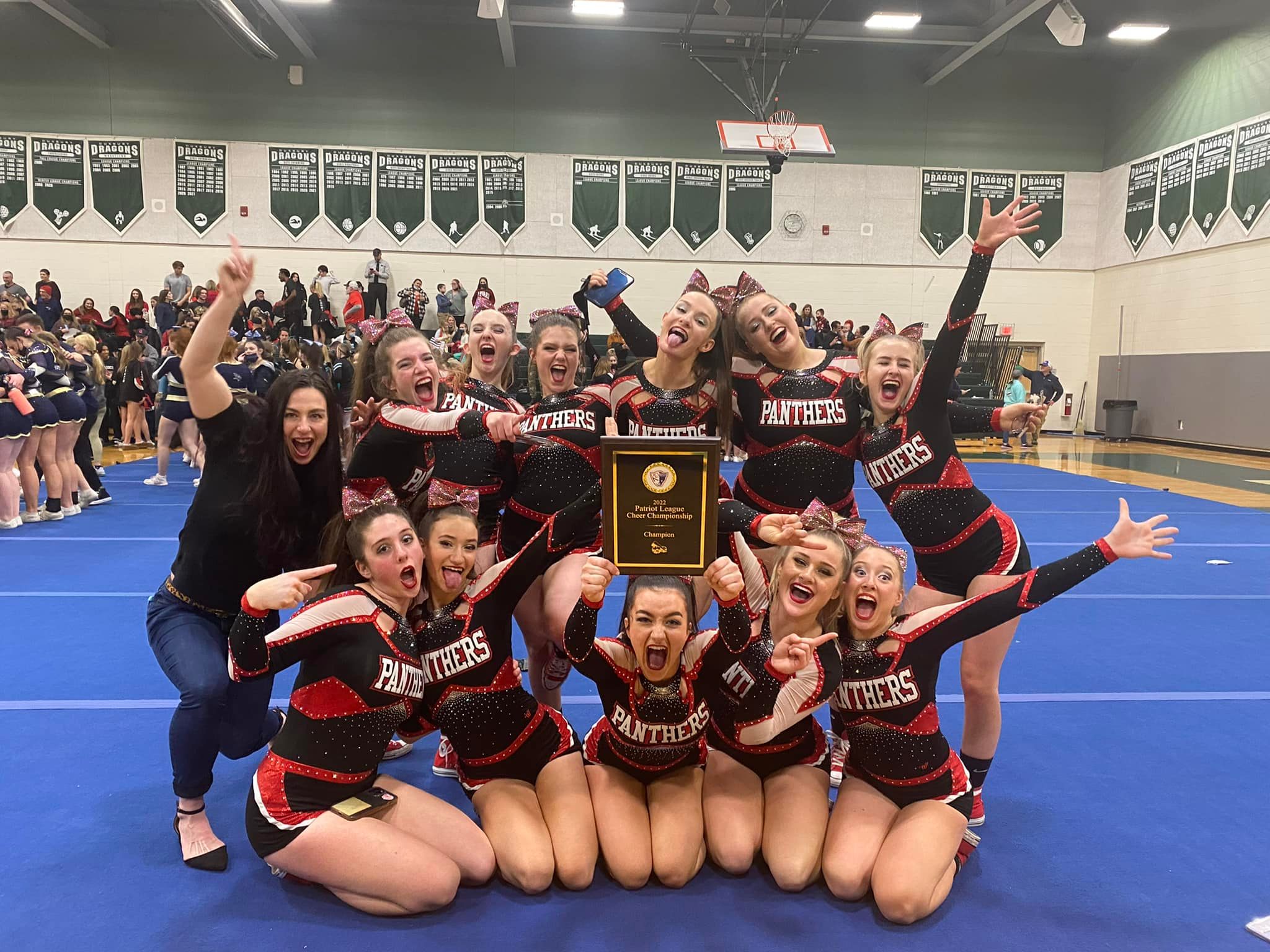 Cheer wins 29th straight Patriot League title • WhitmanHanson Express